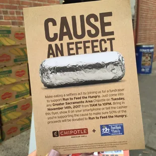 Chipotle Fundraiser tomorrow!!!