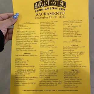 Vendor list front