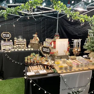 Handcrafted soaps, candles, bath crystals and more