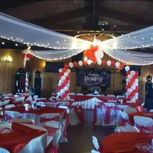 Venue rental for weddings, receptions, parties, etc.