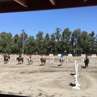 Lovely arena with awesome footing.