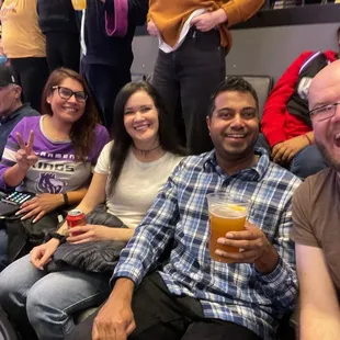 Me and some friends enjoying the game