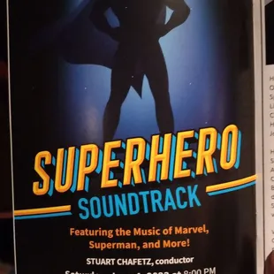 Superhero Soundtrack Concert 6/4/22