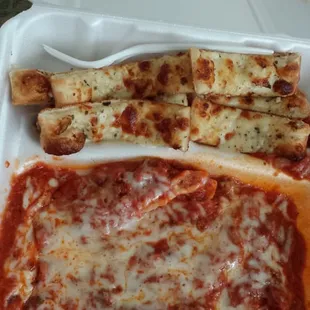 Lasagne pretty good.