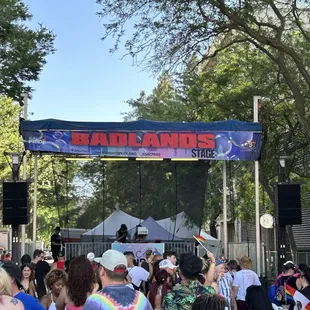 Badlands Stage at Sac Pride Festival