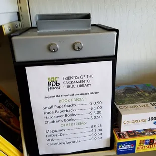 Donations buy books!