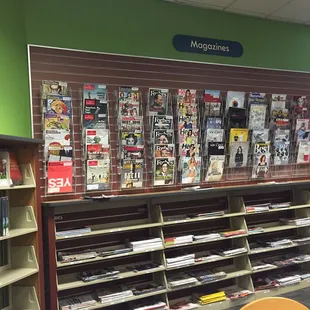 Magazine wall
