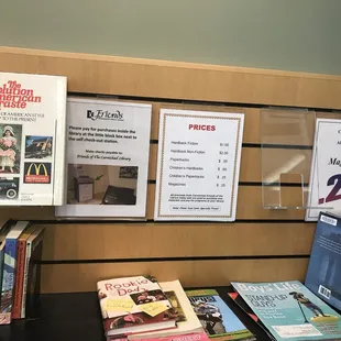 They sell items as well!