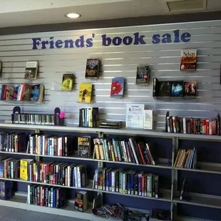 Used books for sale, donated by Friends of the Library