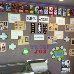 Community Board - Celebrating Girl Scouts' 100th Anniversary