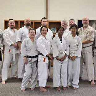 Special Saturday practice extended to all ranks, Our Folsom partner dojo joined us.