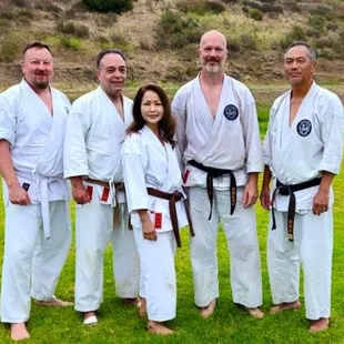 Sacramento dojo members of 2024 Summer Special Training.  Something special for SKA members.