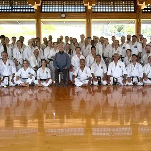 2024 summer practice.   Photo with Ohshima Sensei.