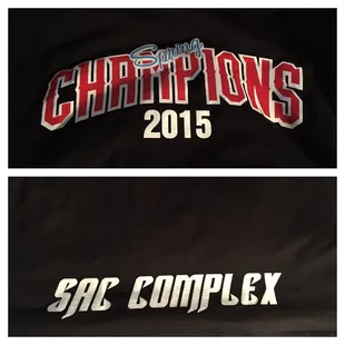 Spring Champions shirt.