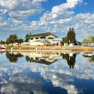 Photo of the Aquatic Center from Nimbus Flat State Park