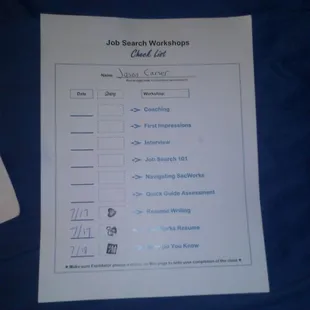 Job Skills Workshop