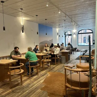Inside seating - just half of the new cafe set up!