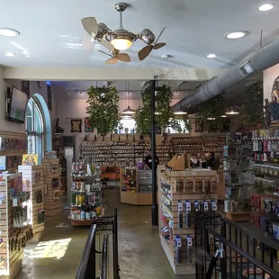 Herb/oil/etc. shop attached