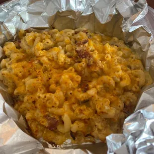 Scratch Made Mac n Cheese w Bacon!