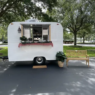 The Sacred Grounds coffee cart at a special event held at my workplace.
