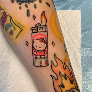 Only Hello Kitty lighter done here