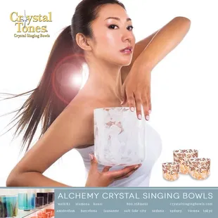 Now featuring Crystal Tones alchemy singing bowls!