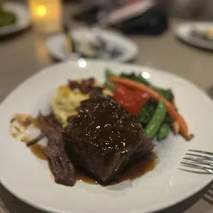 Braised Boneless Beef Short Ribs