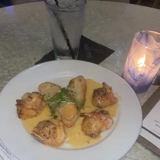 Baked Lobster Stuffed Shrimp