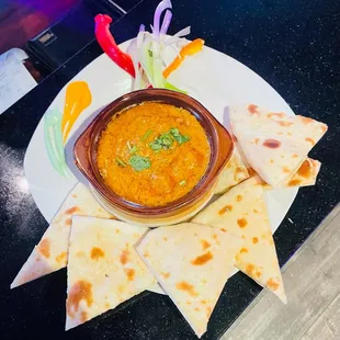 Chicken Korma with Garlic Naan