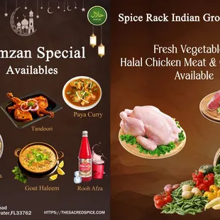 Ramzan specials and Halal meat also selling in store