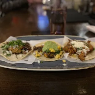 3 tacos