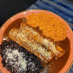 Chicken Mole Enchiladas