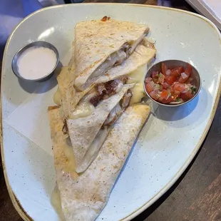 Fried Chicken Quesadilla