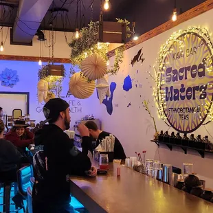 a man sitting at a bar