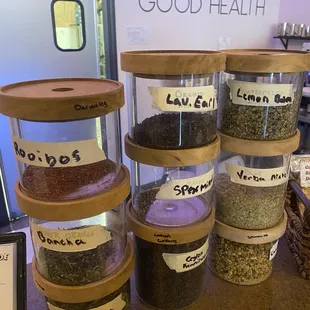 TEAS (regular tea options with no Kava). I got Lavender Earl Grey -- 10 July 2024