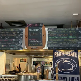 Beer menu