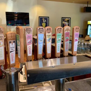 Ciders on tap