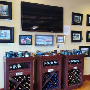 a wine cellar