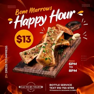 bone marrow happy hour