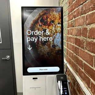 Ordering kiosk