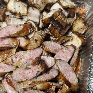 Small Tray Grill Pork Belly and Hmong Sausage
