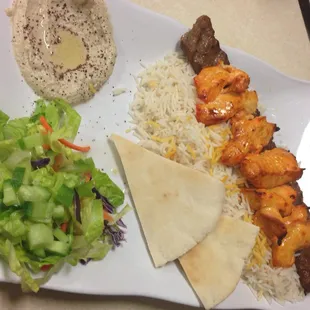 Great kubideh and chicken kabob!!