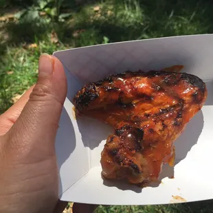 Logan&apos;s Roadhouse wings grilled on the Grill not fried