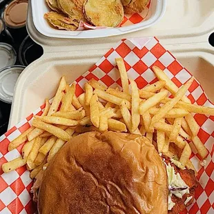 Delicious with plenty of sauce on the side.