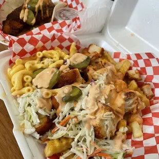 SacVille hot fries &amp; and SacVille hot taco