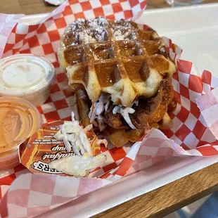 Hot Chicken Waffle