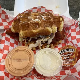 Hot Chicken Waffle