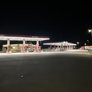 Gas station by the camp area