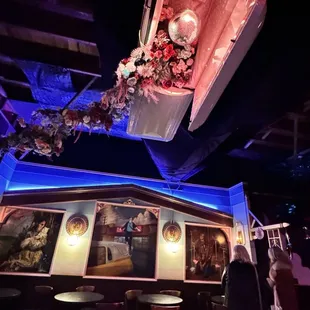 the interior of a restaurant