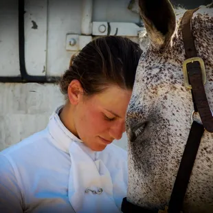 Kylie before competition with Limerick